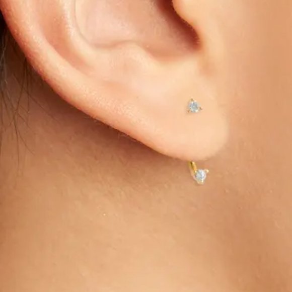 Madewell Mix & Match Earrings Set Vintage Gold - Picture 6 of 12